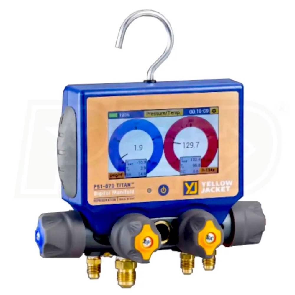 Yellow Jacket P51 TITAN™ Series 4 Digital Manifold HVAC - Auto Mechanics